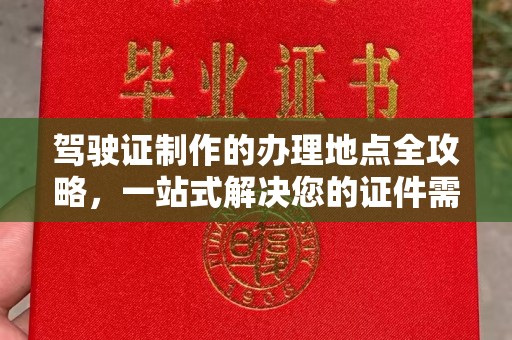 南沙驾驶证制作的办理地点全攻略，一站式解决您的证件需求