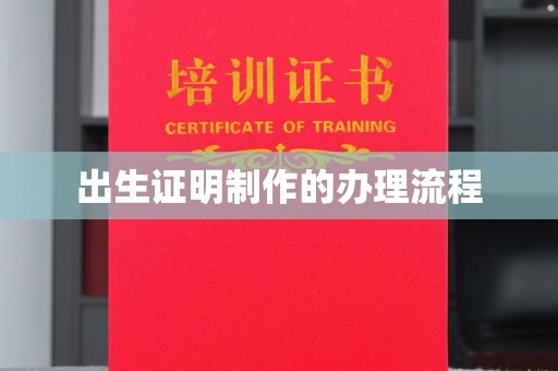 南沙出生证明制作的办理流程