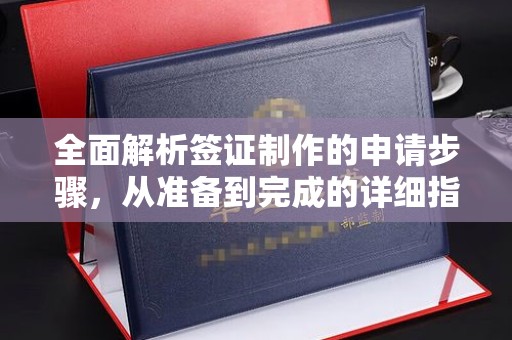 南沙全面解析签证制作的申请步骤，从准备到完成的详细指南