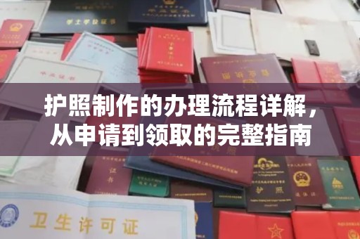 南沙护照制作的办理流程详解，从申请到领取的完整指南