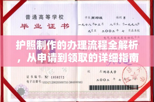 南沙护照制作的办理流程全解析，从申请到领取的详细指南
