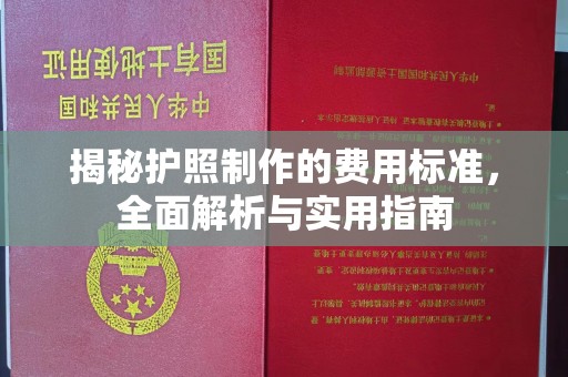 南沙揭秘护照制作的费用标准，全面解析与实用指南