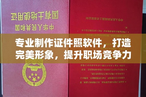 南沙专业制作证件照软件，打造完美形象，提升职场竞争力