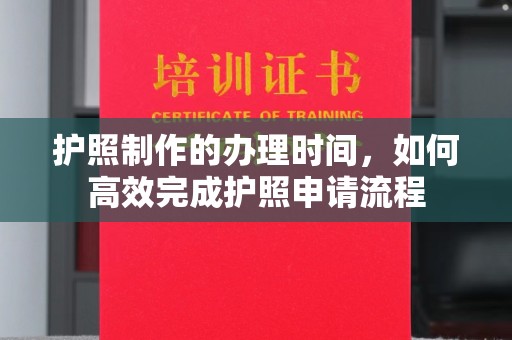 南沙护照制作的办理时间，如何高效完成护照申请流程