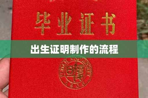 南沙出生证明制作的流程