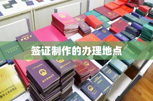 南沙签证制作的办理地点