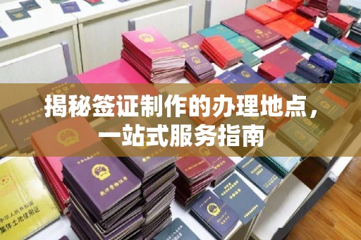 南沙揭秘签证制作的办理地点，一站式服务指南