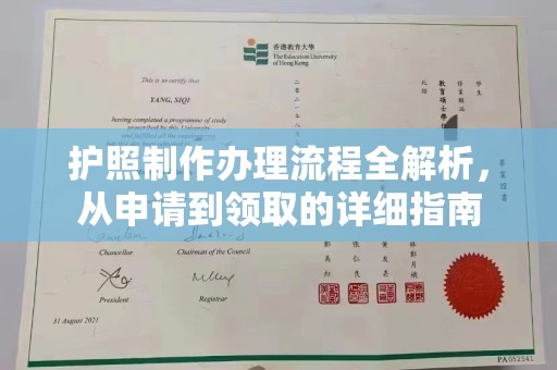 南沙护照制作办理流程全解析，从申请到领取的详细指南