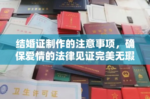 南沙结婚证制作的注意事项，确保爱情的法律见证完美无瑕