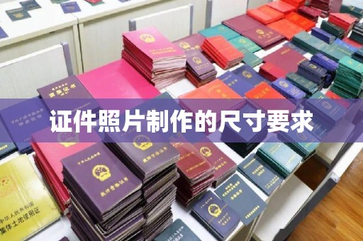 南沙证件照片制作的尺寸要求